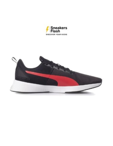 PUMA FLYER RUNNER BLACK RED - 19534306