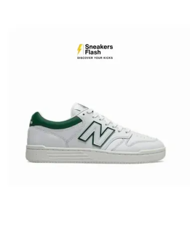 NEW BALANCE 480 WHITE TIMBERWOLF GREEN - BB480LGT