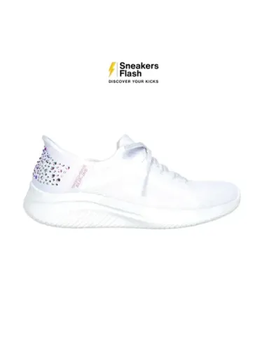 SKECHERS SLIP INS ULTRA FLEX 3 TRIPLE WHITE - 150175WHT