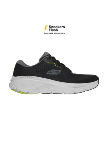 SKECHERS SPORT D LUX WALKER 2 BLACK GERY - 232714BKLM