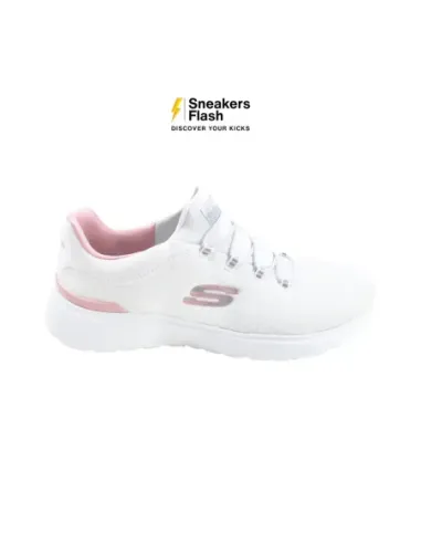 SKECHERS SPORT ROSEATE LOOK CLUN WHITE PINK - 8730064WPK