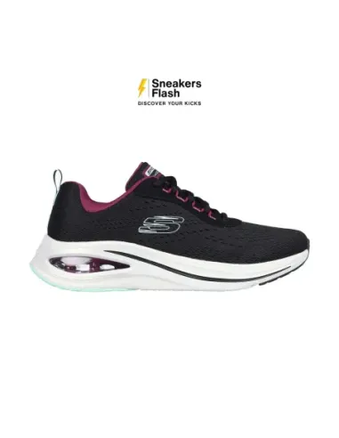 SKECHERS SPORT SKECH AIR META BLACK PINK - 150131BKMT