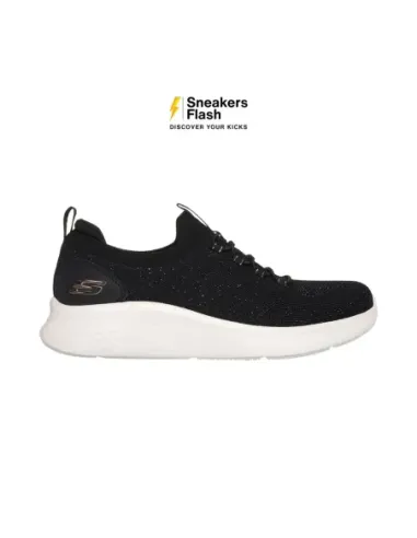 SKECHERS SPORT SKECHLITE PRO BLACK WHITE - 150043BKRG