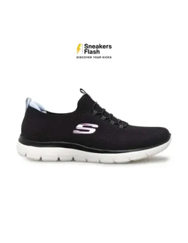 SKECHERS SPORT SUMMITS BLACK WHITE - 150116BKMT