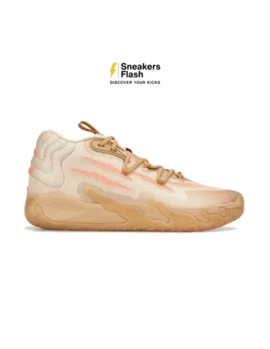 PUMA LAMELO BALL MB 03 CNY GOLD FLURO PEACH - 30971601