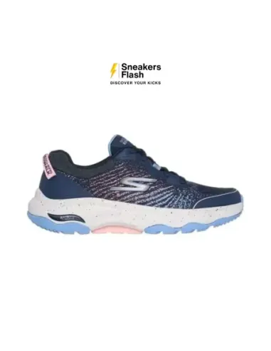 SKECHERS GO WALK ARCH FIT OUTDOOR NAVY - 124448NVMT