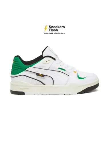 PUMA SLIPSTREAM BBALL WHITE ARCHIVE GREEN - 39326601