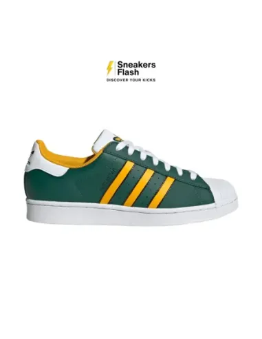 ADIDAS SUPERSTAR GREEN YELLOW - IF8072