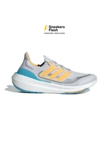 ADIDAS ULTRABOOST LIGHT GREY FLASH ORANGE - IE1758