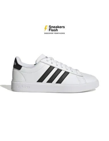 ADIDAS VL COURT 2.0 WHITE BLACK - DA9868