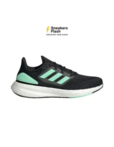 ADIDAS PUREBOOST 22 BLACK PULSE MINT - HQ8578