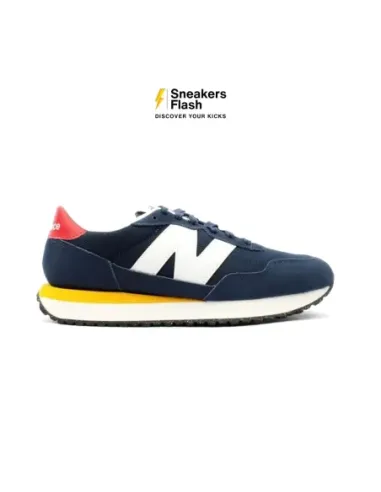 NEW BALANCE 237 NAVY WHITE YELLOW - MS237VI