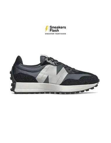 NEW BALANCE 327 BLACK GREY - WS327SFC