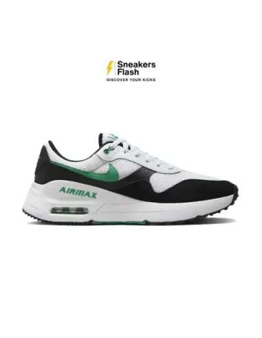 NIKE AIR MAX SYSTM WHITE BLACK STADIUM GREEN - DM9537105