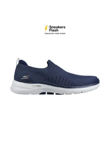 SKECHERS GO WALK 6 NAVY ORANGE - 216205NVOR