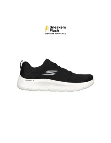 SKECHERS GO WALK FLEX BLACK WHITE - 124960BKW