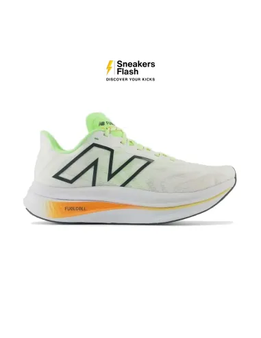 NEW BALANCE FUELCELL SUPERCOMP TRAINER V2 WHITE LIME - MRCXCA3