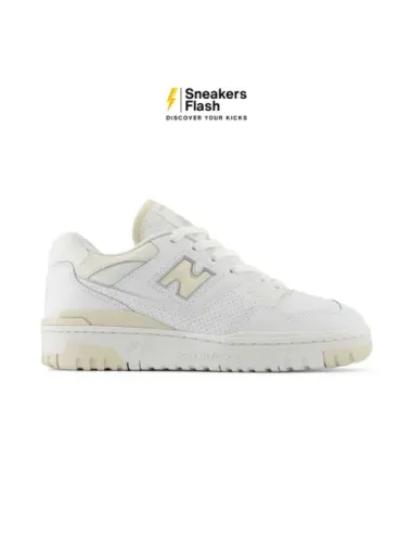 NEW BALANCE 550 WHITE LINEN - BBW550BK