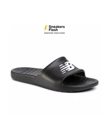 Sandal Pria NEW BALANCE SLIDES 100 BLACK - SUF100BK