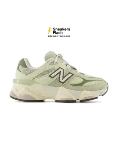 Sepatu Sneakers Anak NEW BALANCE 9060 LITTLE KID OLIVINE LACE TOGGLE - PV9060EE