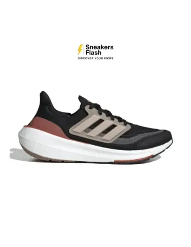 Sepatu Lari Pria ADIDAS ULTRABOOST LIGHT CORE BLACK WONDER TAUPE - HQ6344