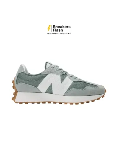 Sepatu Sneakers Pria NEW BALANCE 327 GREEN WHITE GUM - MS327MS