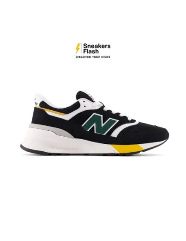 Sepatu Sneakers Pria NEW BALANCE 997R BLACK NIGHTWATCH GREEN - U997REC