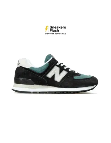 Sepatu Sneakers Pria NEW BALANCE 574 BLACK GREY MATTER - U574MGH