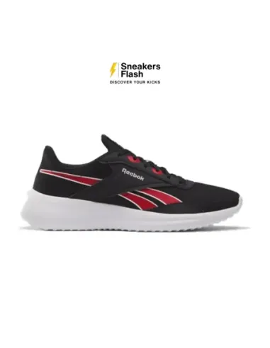 Sepatu Training Pria REEBOK LITE 4 BLACK VECTOR RED WHITE - 100202492