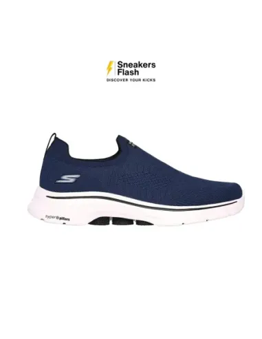 Sepatu Casual Pria SKECHERS GO WALK 7 DILIGENT NAVY WHITE - 216634NVBK