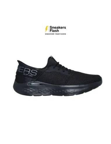 Sepatu Training Pria SKECHERS SLIP INS GO RUN LITE VALOR 3.0 BLACK - 220903BBK