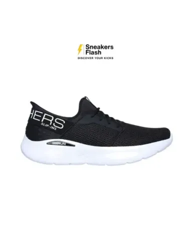 Sepatu Lari Pria SKECHERS GO RUN LITE BLACK WHITE - 220903BKW