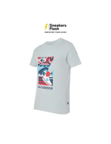 NEW BALANCE TSHIRT ESSENTIALS TRIATHLON GREY - MT41594AG