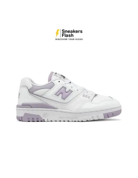 NEW BALANCE 550 WHITE GREY VIOLET - BBW550BV