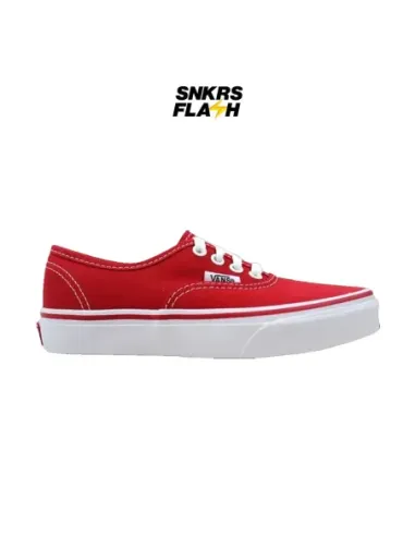 VANS KIDS AUTHENTIC RED TRUE WHITE - VN000WWX6RT