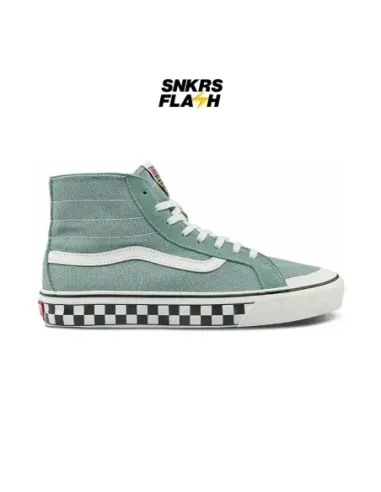 VANS SK8-HI 138 DECON SF SALT WASH GREEN MILIEU MARSHMALLOW - VN0A4BX2B6U