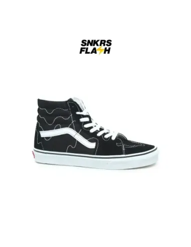 VANS UA SK8-HI STITCH WARP BLACK TRUE WHITE - VN0A7Q5NB6O