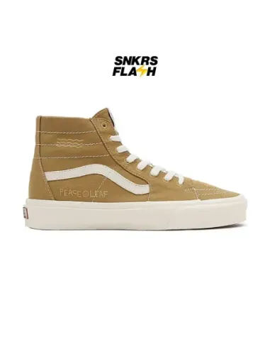 VANS SK8-HI TAPERED ECO THEORY MUSTARD GOLD TRUE WHITE - VN0A4U16ASW