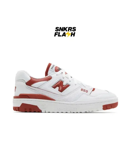 NEW BALANCE 550 WHITE BRICK RED - BBW550BR