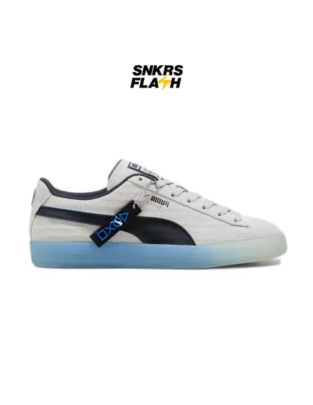 PUMA SUEDE PLAYSTATION GLACIAL GRAY NAVY - 39624601