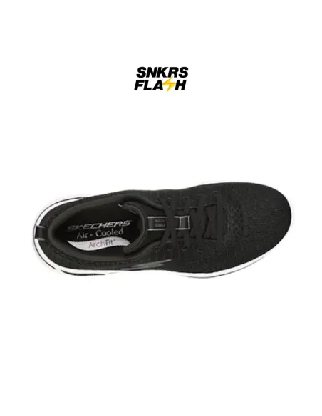 SKECHERS GO WALK ARCH FIT UNIFY BLACK WHITE - 124403BKW