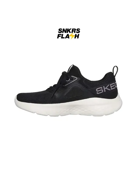 SKECHERS GO RUN LITE BLACK WHITE - 129444BKMV