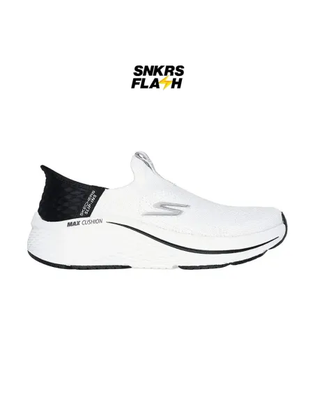 SKECHERS GO RUN MAX CUSH ELITE 2 WHITE BLACK - 129611WBK