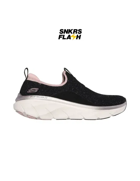 SKECHERS SPORT DLUX WALKER 2 BLACK ROSE - 150098BKRG