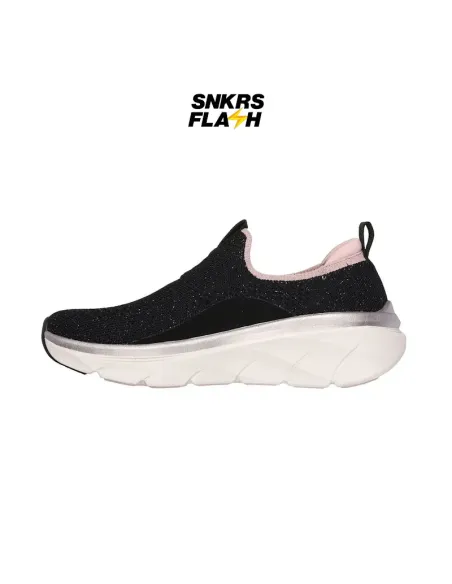 SKECHERS SPORT DLUX WALKER 2 BLACK ROSE - 150098BKRG