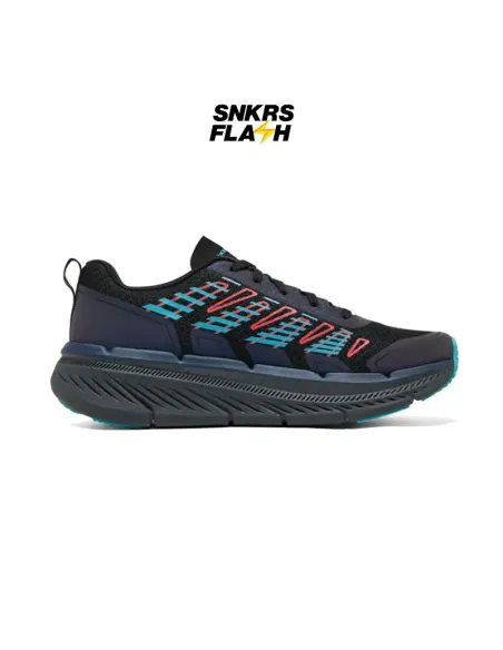 SKECHERS GO RUN MAXCUSH 2 BLACK MULTICOLOR - 220784BKMT