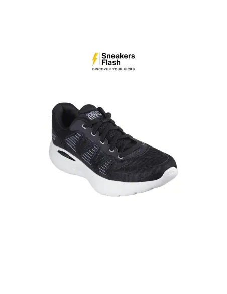 SKECHERS GO RUN LITE BLACK WHITE - 220902BKW