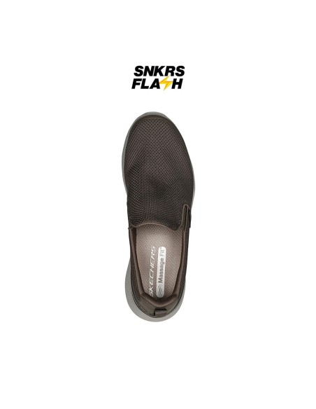 SKECHERS GO WALK MASSAGE FIT TAUPE - 216408TPE